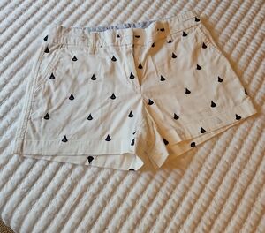 British Khaki White and Black Bermudas